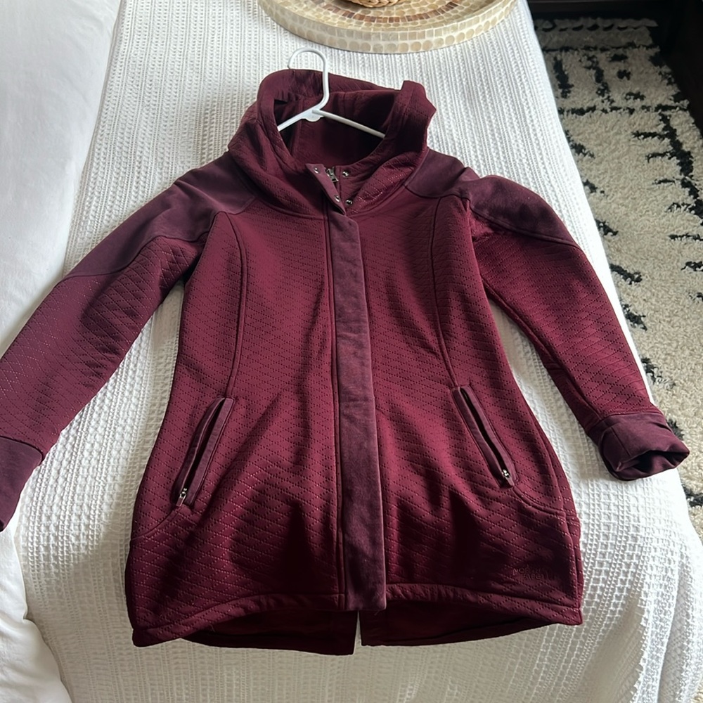 North Face Maroon winter jacket